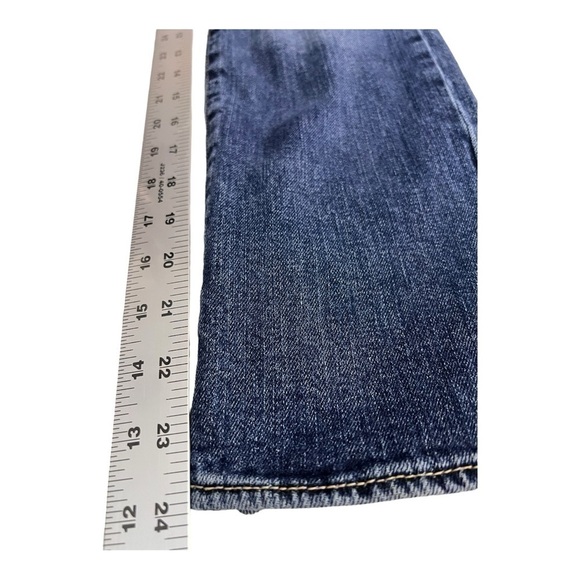 American Eagle Outfitters Artist Cropped Womens Size 0 Regular Darker Wash - Picture 7 of 7